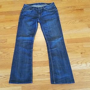 William Rast low rise boot cut jeans